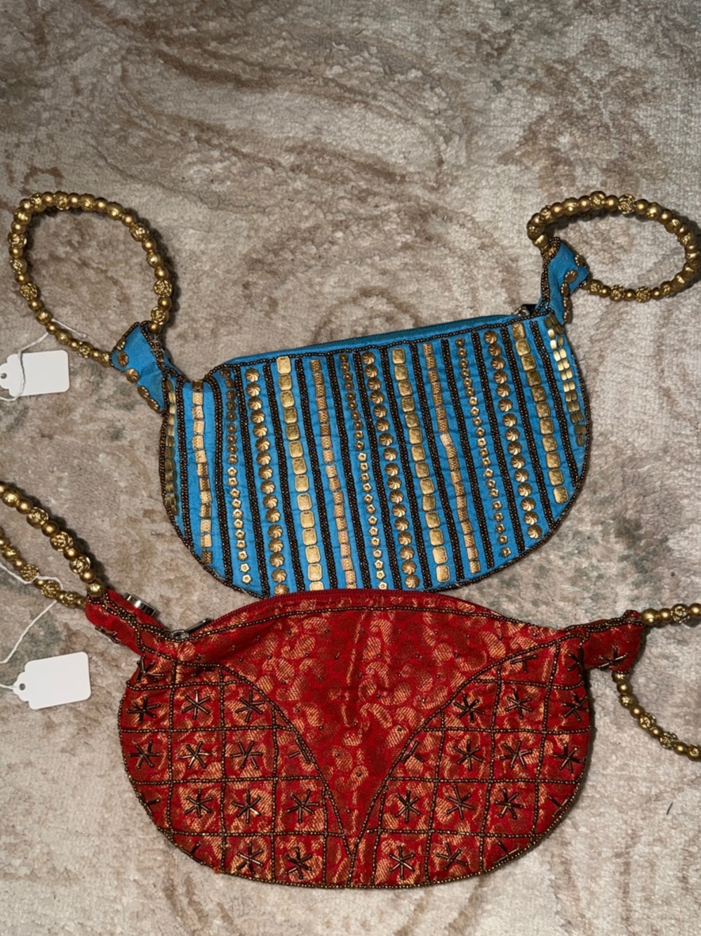 Vintage Indian Wristlet Handbag
